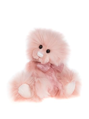 Charlie Bears Teaberry 2023 rosa langer Plüsch-Teddybär, vollständig zusammengefügt, Sammlerstück von Charlie Bears