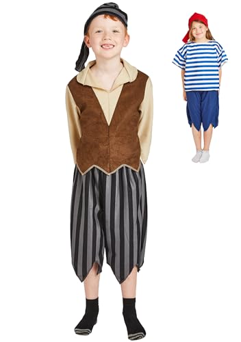 Charlie Crow Buccaneer Bill Piratenkostüm für Kinder von 9-12 Jahren Charlie Crow Buccaneer Bill Piratenkostüm für Kinder von 9-12 Jahren von Charlie Crow