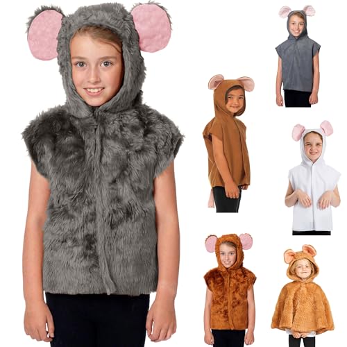 Charlie Crow Maus Kostüm für Kinder - Grau Fell - Einheitsgröße 3-8 Jahre. Charlie Crow Maus Kostüm für Kinder - Grau Fell - Einheitsgröße 3-8 Jahre. von Charlie Crow