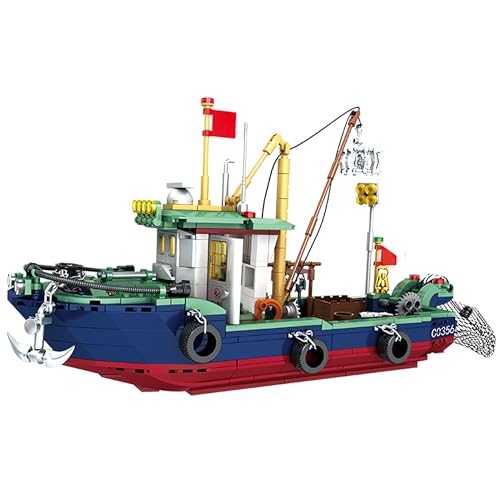 Charmofun City Schwimmfähiges Boot Baukasten, 595 PCS Ozean Explore Schiffs Boot mit 13 Minifiguren, Geschenk für Kinder ab 6 Jahren Charmofun City Schwimmfähiges Boot Baukasten, 595 PCS Ozean Explore Schiffs Boot mit 13 Minifiguren, Geschenk für Kinder ab 6 Jahren von Charmofun