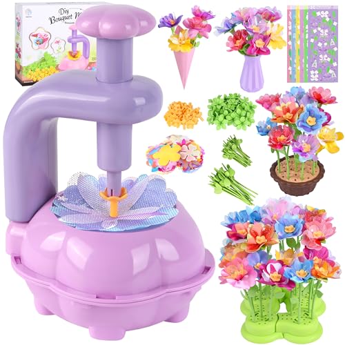Charmofun DIY Blumen Bastelset, Basteln Mädchen 3 4 5 6 7 Jahre, Blumen Basteln Spielzeug mit Blumenmaschine, Blumengarten Spielzeug, Blumenstrauß Geschenke Kreativ für Mädchen ab 3 Jahre Charmofun DIY Blumen Bastelset, Basteln Mädchen 3 4 5 6 7 Jahre, Blumen Basteln Spielzeug mit Blumenmaschine, Blumengarten Spielzeug, Blumenstrauß Geschenke Kreativ für Mädchen ab 3 Jahre von Charmofun
