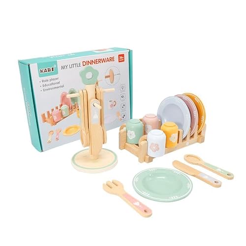 Charmofun Kinderküche Zubehör Teeservice Kinder Holz Charmofun Kinderküche Zubehör Teeservice Kinder Holz von Charmofun