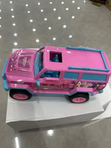 Charmofun Pferde Transporter, Jeep mit Rosa Pferde Transporter, Transporter Spielzeug mit Geräuschen Lichtern Pferde Zubehör & Einhornmodelle, Pferde Spielzeug Geschenk für Kinder ab 4 Jahren Charmofun Pferde Transporter, Jeep mit Rosa Pferde Transporter, Transporter Spielzeug mit Geräuschen Lichtern Pferde Zubehör & Einhornmodelle, Pferde Spielzeug Geschenk für Kinder ab 4 Jahren von Charmofun