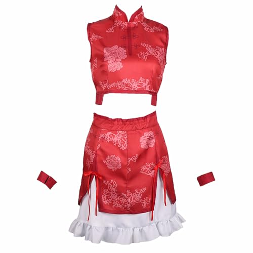 Anime Manga Puella Magi Madoka Magica Cosplay Kyoko Kyouko Kostüm Cheongsam Set für Auftritte Cosplay Geschenk Anime Manga Puella Magi Madoka Magica Cosplay Kyoko Kyouko Kostüm Cheongsam Set für Auftritte Cosplay Geschenk von Charous