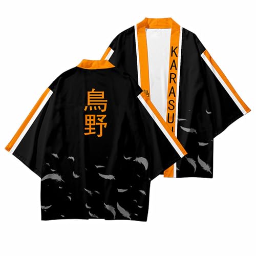 Charous Anime Haikyuu! Volleyball-Club-Kimono, Unisex, Umhang, für Manga, Cosplay oder Festival-Geschenk Charous Anime Haikyuu! Volleyball-Club-Kimono, Unisex, Umhang, für Manga, Cosplay oder Festival-Geschenk von Charous