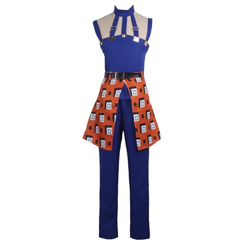 Charous Anime Manga JoJo's Bizarre Adventure Cosplay Narancia Ghirga Kostüm, tapfere Uniform Set für Cosplay Charous Anime Manga JoJo's Bizarre Adventure Cosplay Narancia Ghirga Kostüm, tapfere Uniform Set für Cosplay von Charous