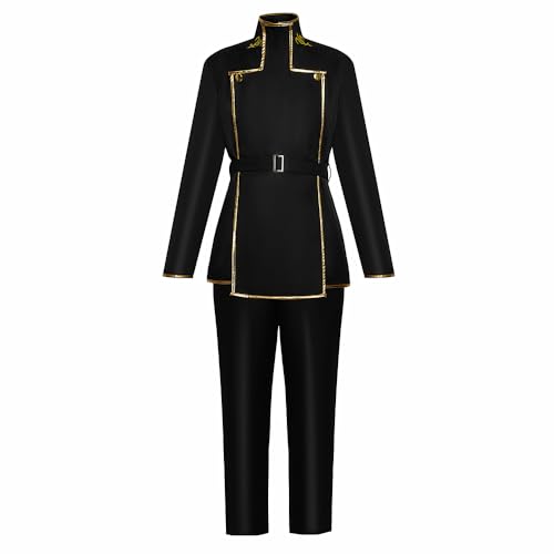 Charous Anime Manga Lelouch of the Rebellion Cosplay Lelouch Lamperouge Kostüm, Unisex Uniform für Auftritte Cosplay Geschenk Charous Anime Manga Lelouch of the Rebellion Cosplay Lelouch Lamperouge Kostüm, Unisex Uniform für Auftritte Cosplay Geschenk von Charous