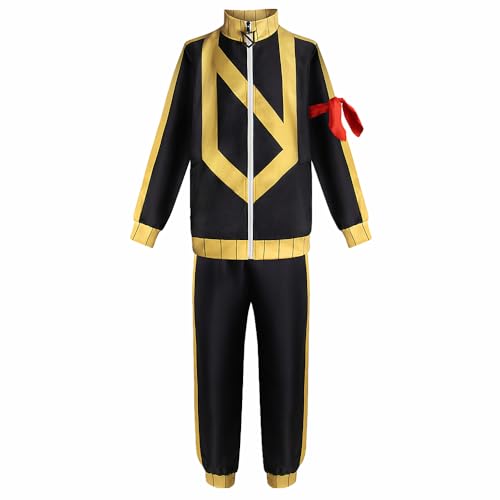 Charous Anime Manga Undead Unluck Cosplay Union Tope Kostüm, Unisex-Uniform-Set für Festivals, Aufführungen, Cosplay-Geschenk Charous Anime Manga Undead Unluck Cosplay Union Tope Kostüm, Unisex-Uniform-Set für Festivals, Aufführungen, Cosplay-Geschenk von Charous