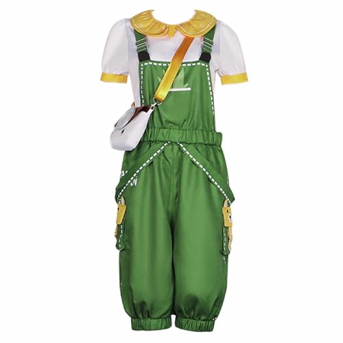 Charous Game Identity Cosplay-Erinnerung, Alice DeRoss Panda-Kostüm, niedliches Overall-Hosen-Set für Anime-Spiele, Cosplay von Charous