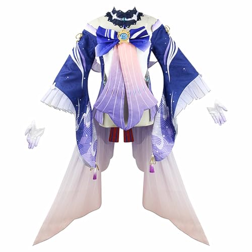 Spiel Genshin Impact Cosplay Sangonomiya Kokomi Kostüm,Frauen Cute Dress Suit Verwendet Für Spiel Ausführen Cosplay von Charous