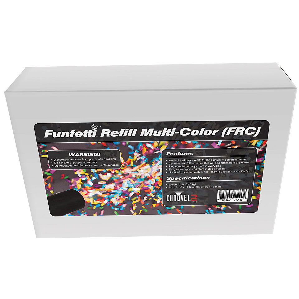 Chauvet DJ Funfetti Shot Refill – Color Effektmittel Chauvet DJ Funfetti Shot Refill – Color Effektmittel von Chauvet DJ