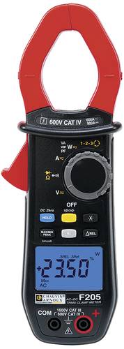 Chauvin Arnoux F205 Stromzange digital CAT III 1000 V, CAT IV 600V Anzeige (Counts): 6000 von CHAUVIN ARNOUX