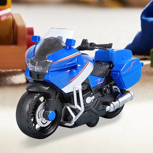 Chdnhe Motorrad Spielzeug,Leuchtet Und Mit Sound | Reibungsangetriebenes Motorrad Für Kinder er | Tisch Dekoration Nachttisch Deko von Chdnhe