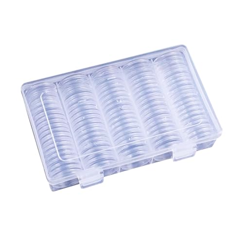Chdnhe Münzalben Für Sammler, 27mm Münzkollektor Box, Schutz Dichtring Halter für Zuhause Reise Ausstellung Wohnzimmer Museum Auktion Chdnhe Münzalben Für Sammler, 27mm Münzkollektor Box, Schutz Dichtring Halter für Zuhause Reise Ausstellung Wohnzimmer Museum Auktion von Chdnhe