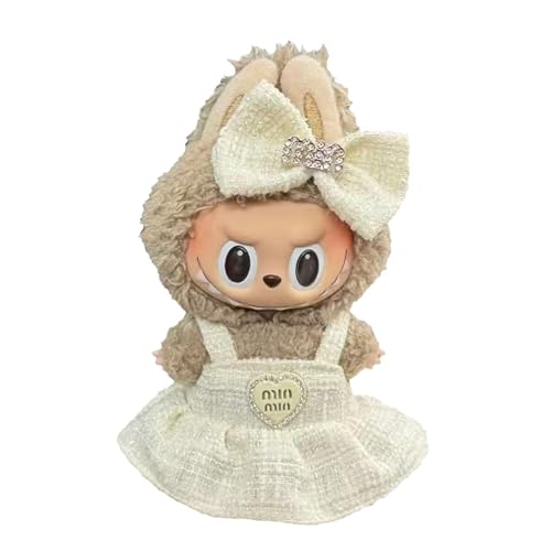 17 cm Puppenkleider-Set, Puppenkleidung, Zubehör, stilvolles Häkel-Outfit, süßes Geschenk (Lbb-007) von CheJooe