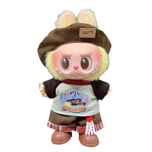 17 cm Puppenkleider-Set, Puppenkleidung, Zubehör, stilvolles Häkel-Outfit, süßes Geschenk (Lbb-013) von CheJooe