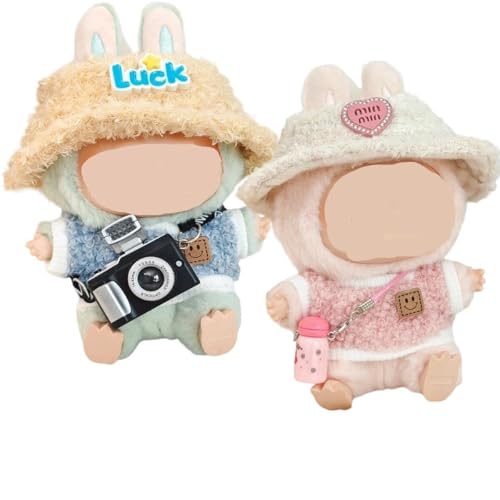 17 cm Puppenkleidungs-Set, Puppenkleiderzubehör, stilvolles Häkel-Outfit, süßes Verkleidungsgeschenk (2 Sets 222) von CheJooe