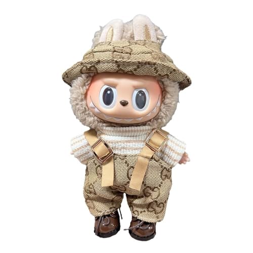 17 cm Puppenkleidungs-Set, Puppenkleidung, Zubehör, stilvolles Häkel-Outfit, niedliches Geschenk (Lbb-143 (ohne Schuhe)) von CheJooe