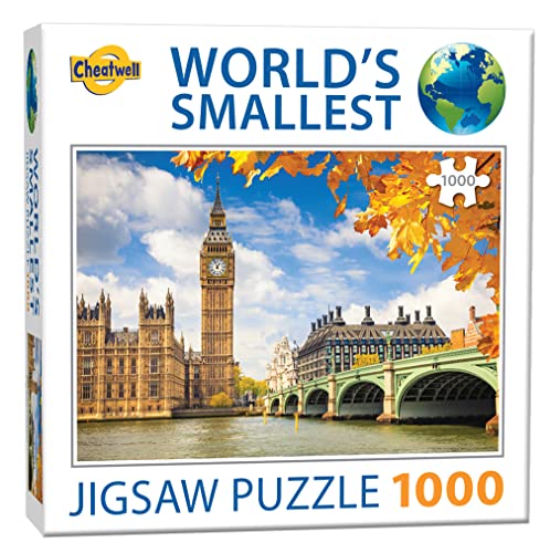 Cheatwell Games 13138 Puzzle World's Smallest 1000 Piece Jigsaw Big Ben London von Cheatwell Games