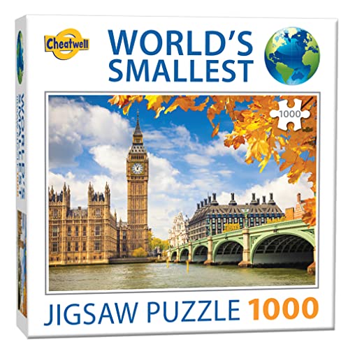 Cheatwell Games 13138 Puzzle World's Smallest 1000 Piece Jigsaw Big Ben London von Cheatwell Games