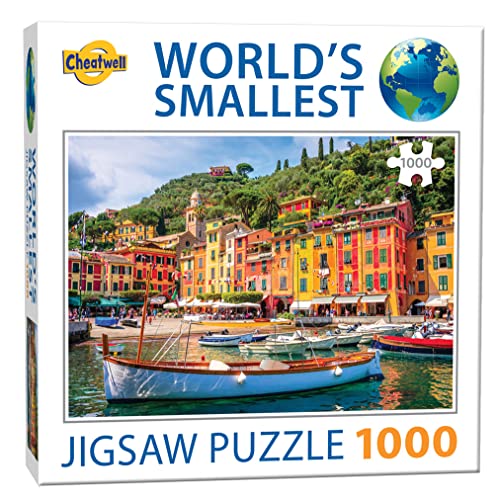Cheatwell Games 13145 Puzzle World's Smallest 1000 Piece Jigsaw Portofino von Cheatwell Games