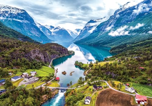 Cheatwell Games World's Smallest Fjords, 1000 Teile Puzzle von Cheatwell Games