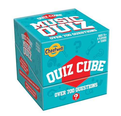 Cheatwell Games Quizwürfel Musikquiz | Quizspiel mit 744 Musikfragen, Türkis, All Bangers von Cheatwell Games