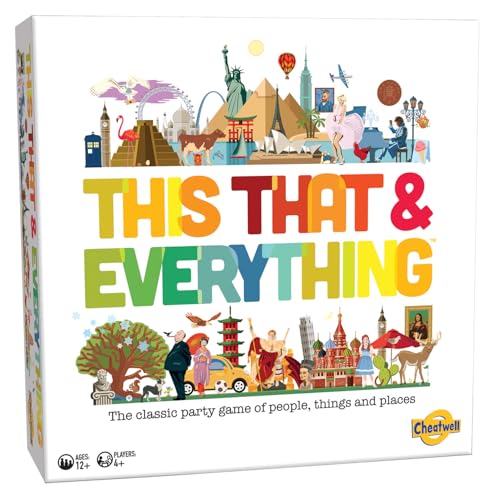 Cheatwell Games This That & Everything, Party Word Ratespiel, ab 12 Jahren, schnelles Teamspiel von Cheatwell Games