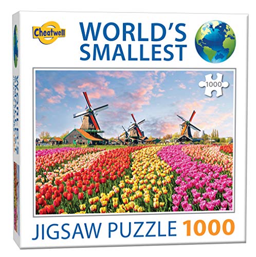 Cheatwell Games 13190 EA World's Smallest Puzzles Dutch Windmills, red von Cheatwell Games