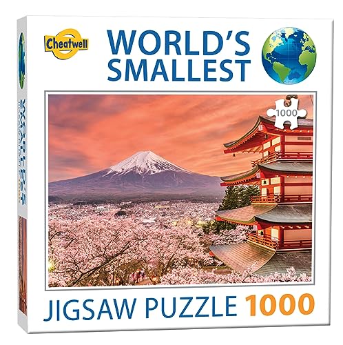 Cheatwell Games 658 13213 EA World's Smallest Puzzles Mount Fuji, red von Cheatwell Games