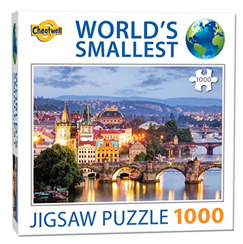 Cheatwell Games World's Smallest 1000 Piece Puzzle Prague Bridges von Cheatwell Games