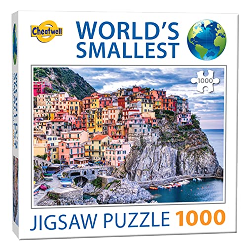 Cheatwell Games Worlds Smallest 1000 Piece Jigsaw Puzzle Manarola von Cheatwell Games