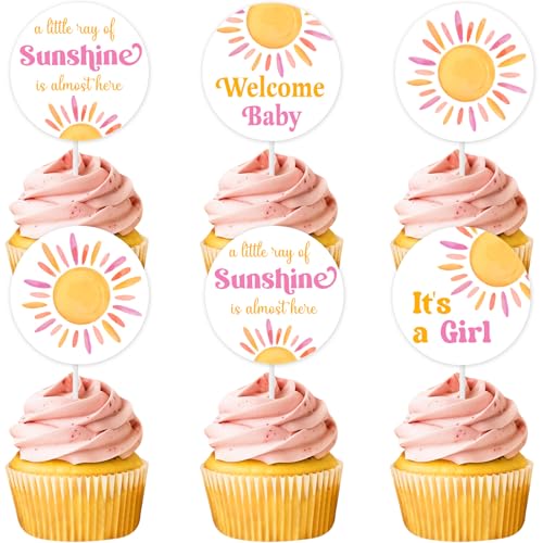 Cheereveal 24pcs Boho Sun Cupcake Topper, Ein kleiner Sonnenstrahl ist fast hier Kuchendekorationen, Willkommen Baby Sunshine Thema Baby Shower Geburtstagsparty Zubehör Cheereveal 24pcs Boho Sun Cupcake Topper, Ein kleiner Sonnenstrahl ist fast hier Kuchendekorationen, Willkommen Baby Sunshine Thema Baby Shower Geburtstagsparty Zubehör von Cheereveal