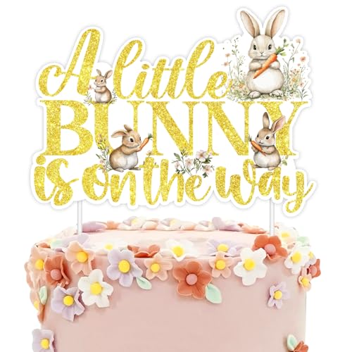 Cheereveal Ein kleiner Hase ist auf dem Weg Cake Topper, Osterhasen Thema Cupcake Topper für Baby Shower Gender Reveal Schwangerschaft Ankündigung Kuchen Dekoration Zubehör Cheereveal Ein kleiner Hase ist auf dem Weg Cake Topper, Osterhasen Thema Cupcake Topper für Baby Shower Gender Reveal Schwangerschaft Ankündigung Kuchen Dekoration Zubehör von Cheereveal