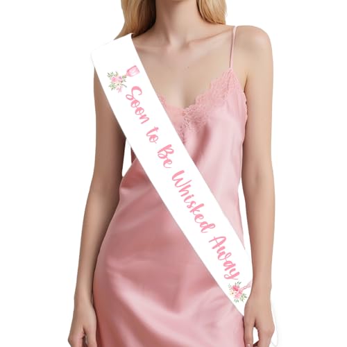 Cheereveal Küche Thema Braut Dusche Dekorationen, Rosa Blumen Bald Werden Entfernt Schärpe, Küche Kochen Thema Junggesellenabschied Hochzeit Verlobung Junggesellinnenabschied Zubehör von Cheereveal
