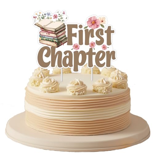 Cheereveal Retro-Geschichtenbuch 1. Geburtstag Kuchenaufsatz, Erste Kapitel Lese-Liebhaber Kuchen-Sticker, Lese-Bücherclub Thema Erster Geburtstag Baby-Dusche Partybedarf Cheereveal Retro-Geschichtenbuch 1. Geburtstag Kuchenaufsatz, Erste Kapitel Lese-Liebhaber Kuchen-Sticker, Lese-Bücherclub Thema Erster Geburtstag Baby-Dusche Partybedarf von Cheereveal