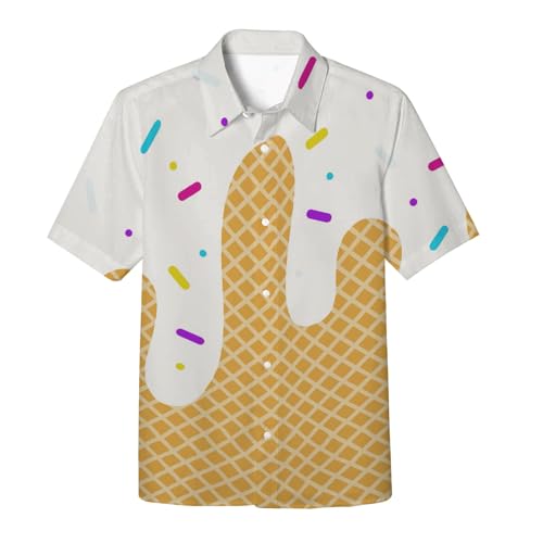 Chejarity Jungen Hemd Eiswaffel Muster Kurzarm Freizeithemd Knopfleiste Süßigkeiten Motiv Bedruckt Sommerhemd Atmungsaktiv Hawaiihemd Kindergeburtstag Party Outfit Strand Urlaub Chejarity Jungen Hemd Eiswaffel Muster Kurzarm Freizeithemd Knopfleiste Süßigkeiten Motiv Bedruckt Sommerhemd Atmungsaktiv Hawaiihemd Kindergeburtstag Party Outfit Strand Urlaub von Chejarity