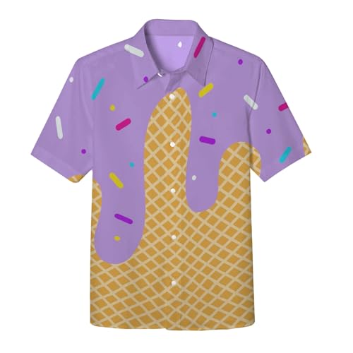 Chejarity Jungen Hemd Eiswaffel Muster Kurzarm Freizeithemd Knopfleiste Süßigkeiten Motiv Bedruckt Sommerhemd Atmungsaktiv Hawaiihemd Kindergeburtstag Party Outfit Strand Urlaub Chejarity Jungen Hemd Eiswaffel Muster Kurzarm Freizeithemd Knopfleiste Süßigkeiten Motiv Bedruckt Sommerhemd Atmungsaktiv Hawaiihemd Kindergeburtstag Party Outfit Strand Urlaub von Chejarity