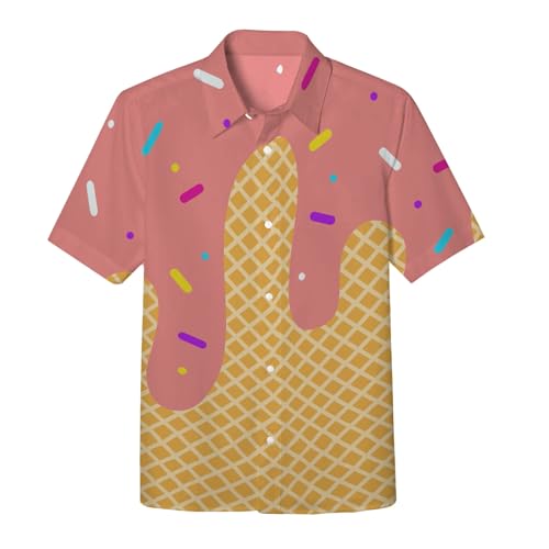 Chejarity Jungen Hemd Eiswaffel Muster Kurzarm Freizeithemd Knopfleiste Süßigkeiten Motiv Bedruckt Sommerhemd Atmungsaktiv Hawaiihemd Kindergeburtstag Party Outfit Strand Urlaub Chejarity Jungen Hemd Eiswaffel Muster Kurzarm Freizeithemd Knopfleiste Süßigkeiten Motiv Bedruckt Sommerhemd Atmungsaktiv Hawaiihemd Kindergeburtstag Party Outfit Strand Urlaub von Chejarity