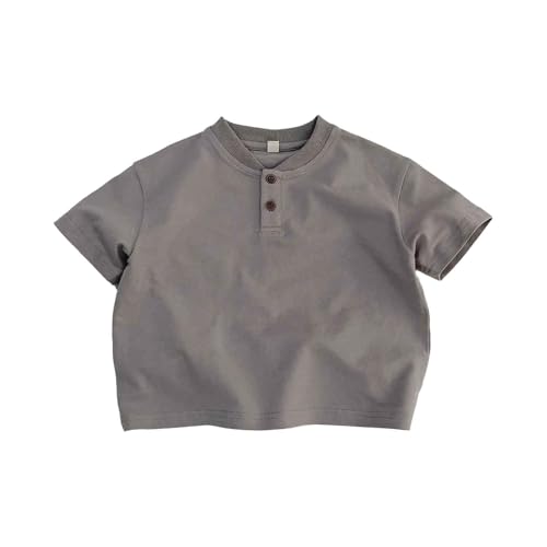 Chejarity Jungen Henley Shirt Kurzarm T-Shirt Holzknöpfe Baumwolle Oberteil Kinder Freizeitshirt Atmungsaktiv Sommer Hemd Elegant Kinderkleidung Leicht Bequem für Alltag Schule Chejarity Jungen Henley Shirt Kurzarm T-Shirt Holzknöpfe Baumwolle Oberteil Kinder Freizeitshirt Atmungsaktiv Sommer Hemd Elegant Kinderkleidung Leicht Bequem für Alltag Schule von Chejarity