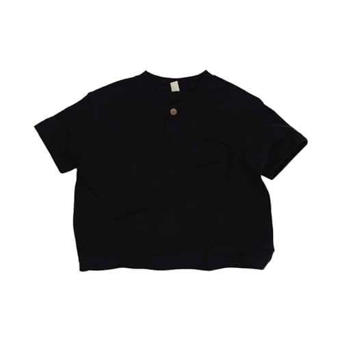 Chejarity Jungen Henley Shirt Kurzarm T-Shirt Holzknöpfe Baumwolle Oberteil Kinder Freizeitshirt Atmungsaktiv Sommer Hemd Elegant Kinderkleidung Leicht Bequem für Alltag Schule Chejarity Jungen Henley Shirt Kurzarm T-Shirt Holzknöpfe Baumwolle Oberteil Kinder Freizeitshirt Atmungsaktiv Sommer Hemd Elegant Kinderkleidung Leicht Bequem für Alltag Schule von Chejarity