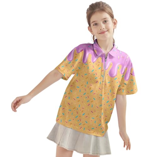 Chejarity Jungen Poloshirt Süßigkeiten Muster Kurzarm Reißverschluss Kragen T-Shirt Sommer Oberteil Cartoon Muster Freizeithemd Atmungsaktiv Kinderbekleidung Streetwear für Kinder Chejarity Jungen Poloshirt Süßigkeiten Muster Kurzarm Reißverschluss Kragen T-Shirt Sommer Oberteil Cartoon Muster Freizeithemd Atmungsaktiv Kinderbekleidung Streetwear für Kinder von Chejarity