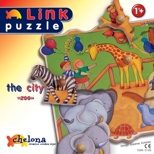 chelona Wooden Puzzle City Puzzle 21103 ""Zoo""" von Chelona