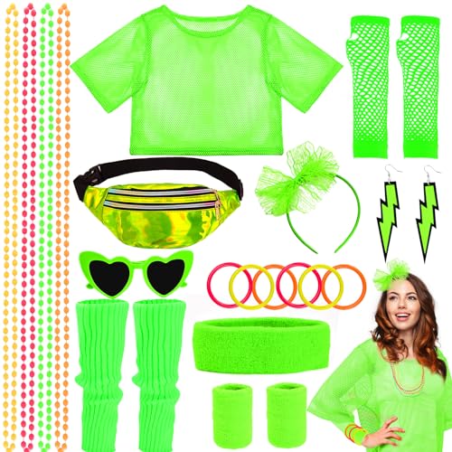 80er 90er Jahre Outfit Damen 80er Jahre Accessoires T-Shirt Gürteltasche Ohrring Halskette Zhandschuhe Brille Haarreif Stirnband Set Beinstulpen Armband Für Karneval Cosplay Party 80er Kleidung Damen 80er 90er Jahre Outfit Damen 80er Jahre Accessoires T-Shirt Gürteltasche Ohrring Halskette Zhandschuhe Brille Haarreif Stirnband Set Beinstulpen Armband Für Karneval Cosplay Party 80er Kleidung Damen von Cheloveer