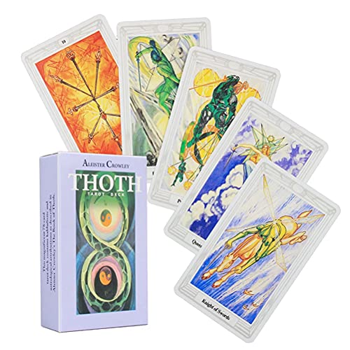 Aleister Crowley Thoth Tarotkarten,Aleister Crowley Thoth Tarot Cards,Tarot Card,Family Game von ChenYiCard