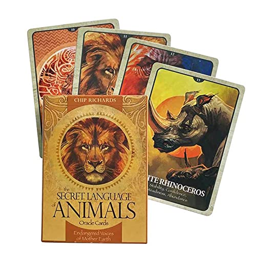 Die Orakelkarten der geheimen Sprachtiere,The Secret Language Animals Oracle Cards,Tarot Card,Family Game von ChenYiCard