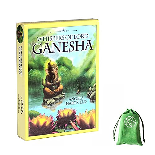 Flüstern von Lord Ganesha Tarotkarten,Whispers of Lord Ganesha Tarot Cards with Bag Family Game von ChenYiCard