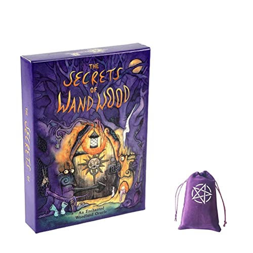 Geheimnisse des Zauberstabholztarots,Secrets of Wand Wood Tarot with Bag Family Game von ChenYiCard