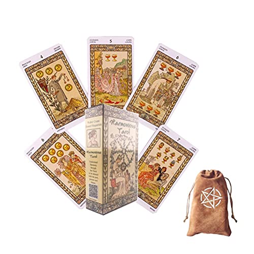 Harmoulous Orakelkarten,Harmoulous ​Oracle Cards with Bag Family Game von ChenYiCard
