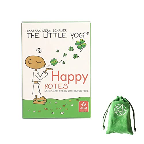 Little Yogi Happy Notes Orakel-Tarot,Little Yogi Happy Notes Oracle Tarot with Bag Family Game von ChenYiCard